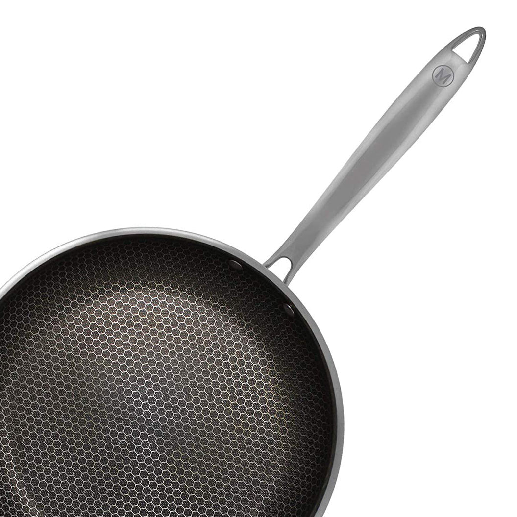 Mealthy 10-Inch Stainless Steel Nonstick Honeycomb Frying Pan (Open Box)