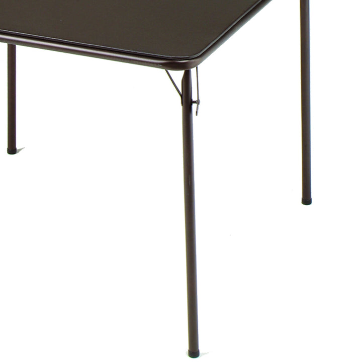 MECO Sudden Comfort 34 x 34 Inch Metal Folding Dining Card Table (Open Box)