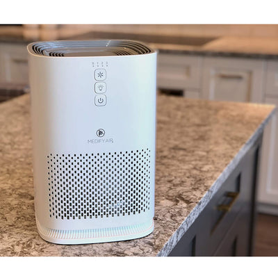 Medify Air MA-14 Compact Tabletop Home Air Purifier with 1 Replacement Filter