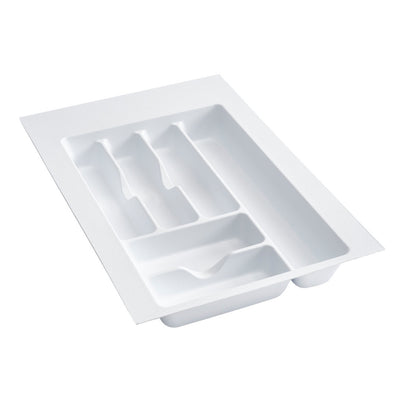 Rev-A-Shelf CT-2W-52 Plastic 6 Compartment Cutlery Tray Insert Organizer, White