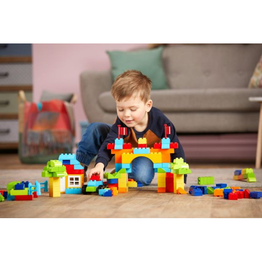 Mega Bloks GJD22 Junior Builder Mini Bulk Tub 180 Piece Large Block Building Set