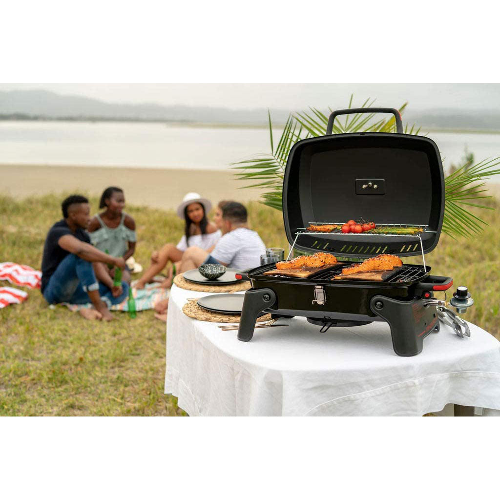 Megamaster Grills Single Burner Portable Tabletop Propane Gas Grill (Open Box) - VMInnovations