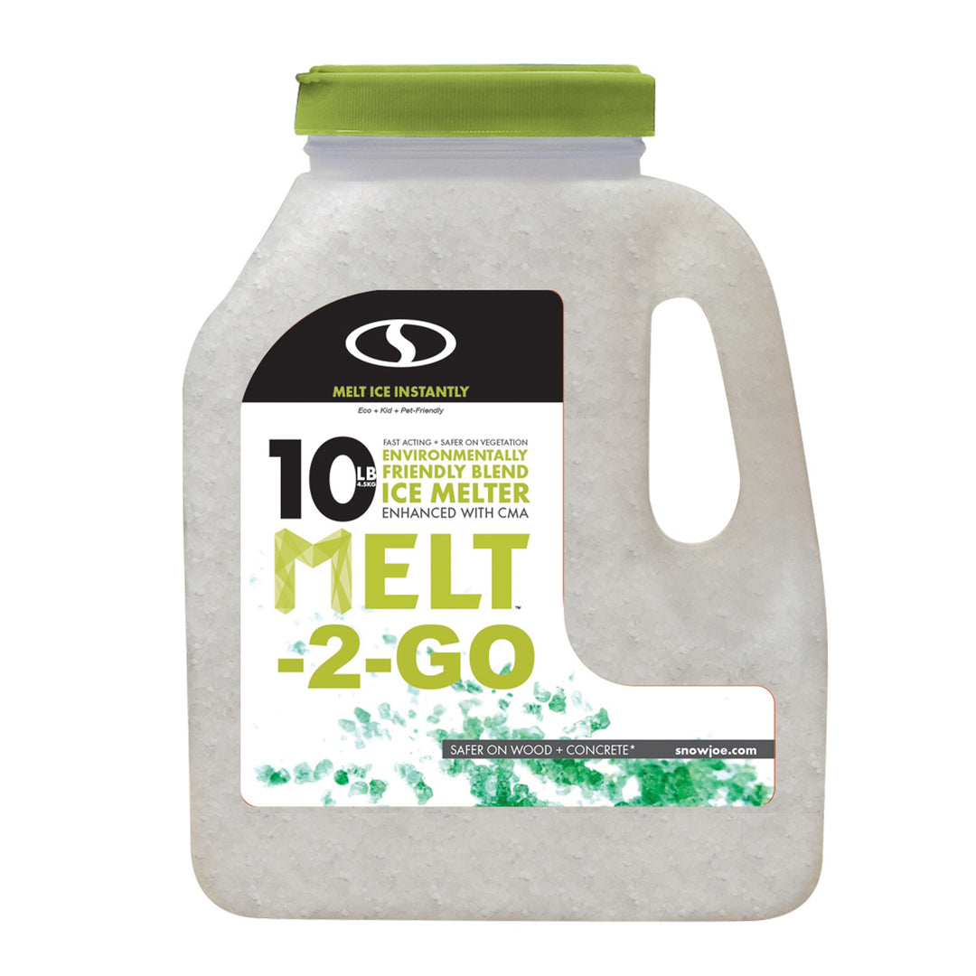 Snow Joe Melt-2-Go, Ice & Snow Melt, Fast Acting Blend, 10 lb Jug, MELT10EB-J