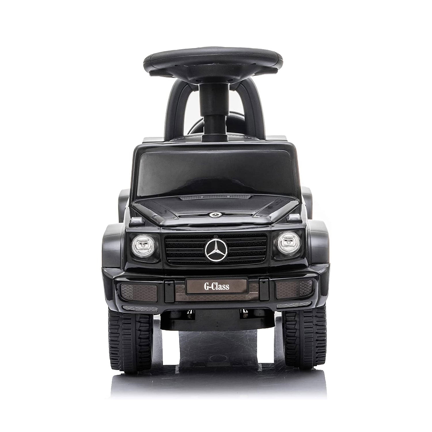 Best Ride On Cars Realistic Children's Mercedes G-Wagon Push Car & Walker, Black - VMInnovations