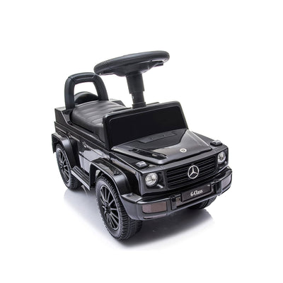 Best Ride On Cars Realistic Mercedes G-Wagon Push Car & Walker, Black (Open Box) - VMInnovations