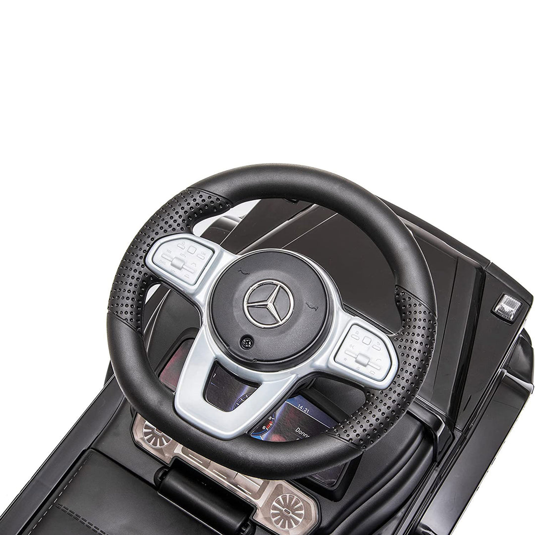 Best Ride On Cars Realistic Mercedes G-Wagon Push Car & Walker, Black (Open Box)