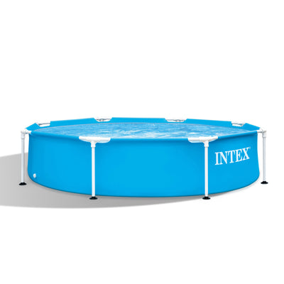 Intex 28205EH 8 Ft x 20 In Metal Frame Swimming Pool with 3 In Chlorine Tablets