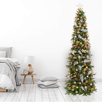 Easy Treezy 7.5-Foot Prelit Douglas Fir Artificial Christmas Tree (Open Box)