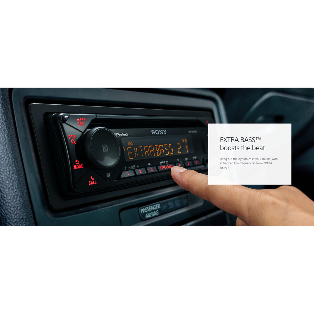 Sony MEXN5300BT Single DIN Car Audio CD Player Stereo Receiver with Bluetooth