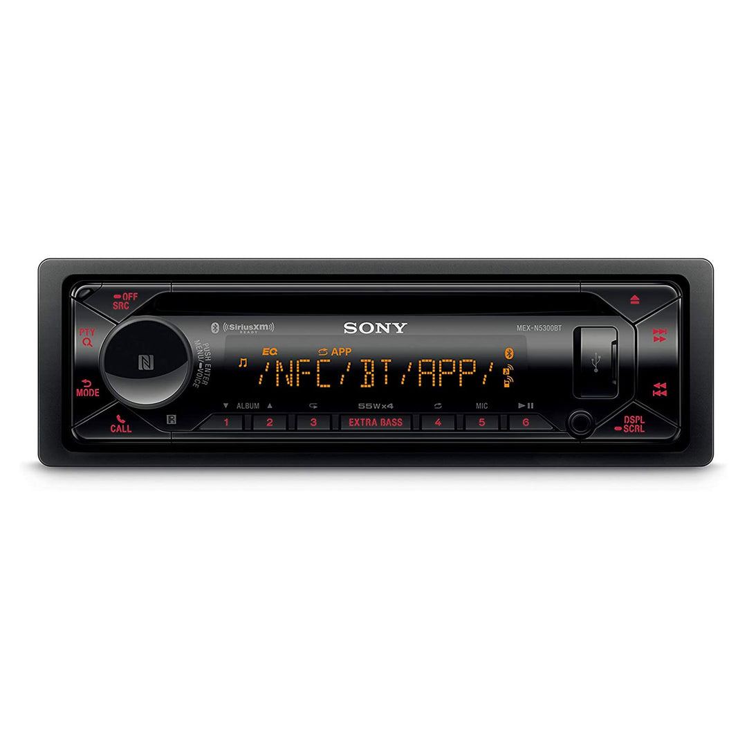 Sony Single DIN Car Audio CD Player Stereo Receiver with Bluetooth (Open Box)