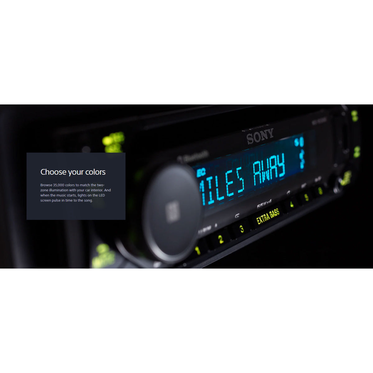 Sony Single DIN Car Audio CD Player Stereo Receiver with Bluetooth (For Parts)