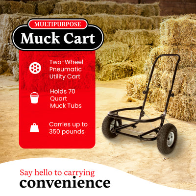 Miller Manufacturing Company CA500 Muck Cart for 70 Quart Tubs (Used)