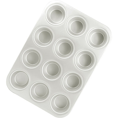 Fat Daddio's Anodized Aluminum Standard Muffin Pan with 12 Cavities (Open Box)