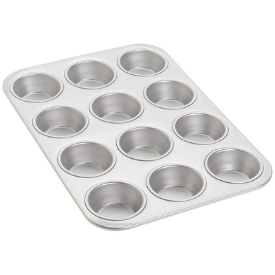 Fat Daddio's Anodized Aluminum Standard Muffin Pan with 12 Cavities (Open Box)