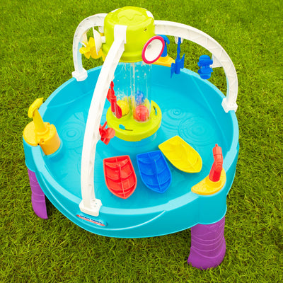 Little Tikes Fun Zone Battle Splash Water Table Multiplayer Game, Blue
