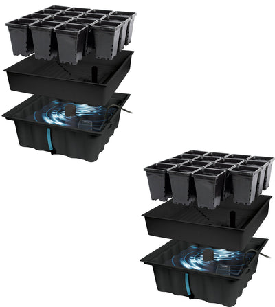 22 x 22 Inches Megagarden System with Ebb and Flow System (2 Pack)