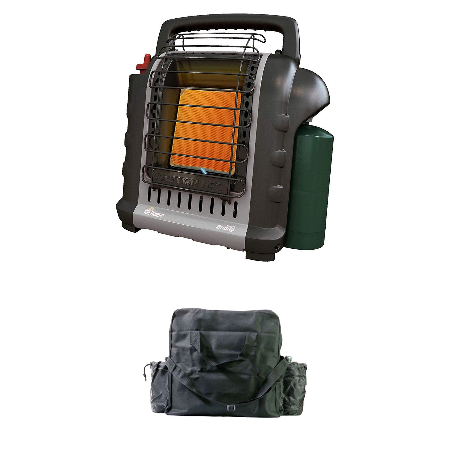 Mr. Heater MH-F232017 Portable Buddy Indoor/Outdoor Propane Heater & Carry Bag