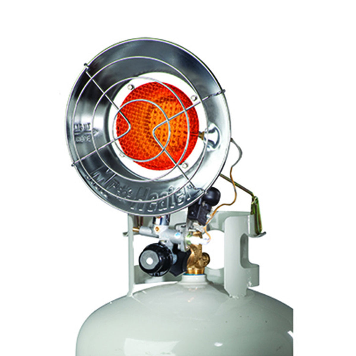 Mr. Heater Outdoor 15,000 BTU Stainless Steel Propane Gas Single Tank Top Heater (Refurbished)