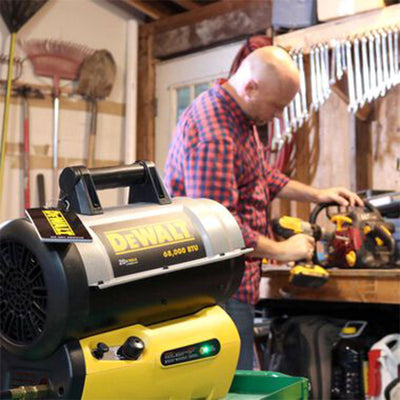 DeWalt 68,000 BTU Jobsite Cordless Forced Air Propane Heater (For Parts) - VMInnovations