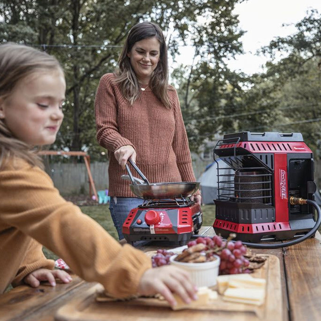 Mr. Heater MH-F600500 Buddy FLEX Portable Fiber Mesh Propane Cooking Burner - VMInnovations