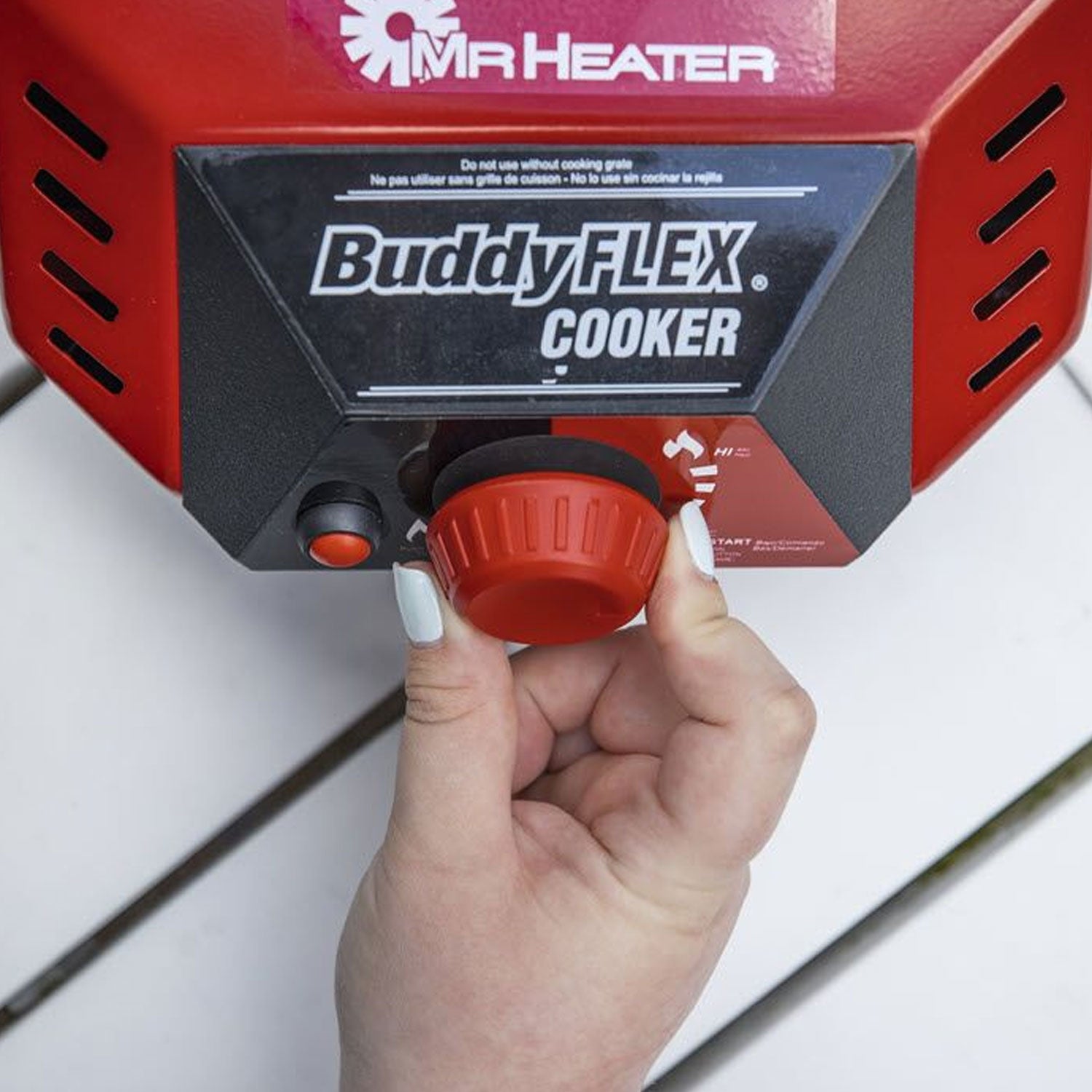 Mr. Heater MH-F600500 Buddy FLEX Portable Fiber Mesh Propane Cooking Burner - VMInnovations