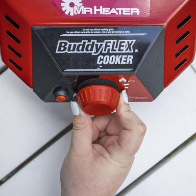 Mr. Heater MH-F600500 Buddy FLEX Portable Fiber Mesh Propane Cooking Burner - VMInnovations