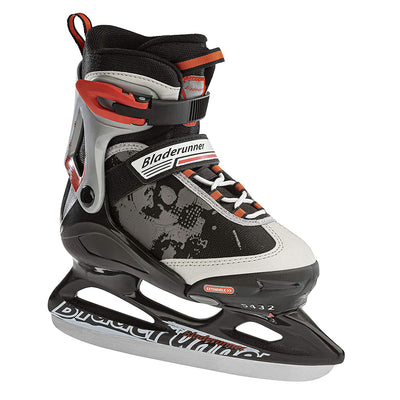Rollerblade Bladerunner Micro Ice Junior Skates, Large, Black/Red (Used)