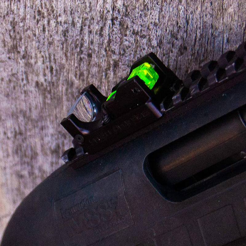 SeeAll Micro Open View Target Sight with Bright Delta Reticle for Rail Systems