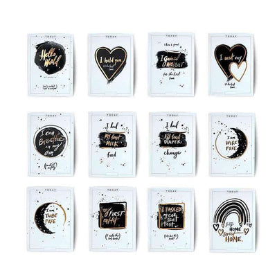 Goumikids Newborn Baby Celebratory Milestone Memory Shareable Mailing Card Set - VMInnovations