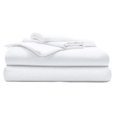 Miracle Percale King 350 Thread Count Comfortable Signature Sheet Set, White