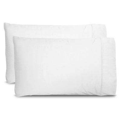 Miracle Sateen Standard Antimicrobial Extra Luxe Pillow Set, White (Open Box)