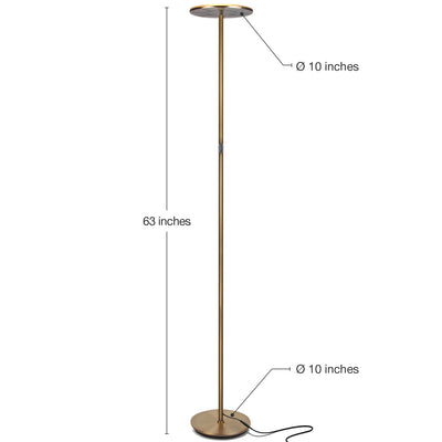 Sky LED Torchiere Super Bright Standing Touch Sensor Floor Lamp (Used)