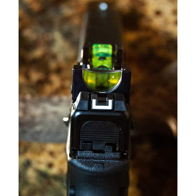 SeeAll Open Sights MK3 Tritium Pistol Sight Plate System with Crosshair Lens