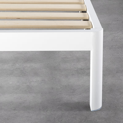 Mellow Metal & Wood Platform Bed Frame w/Upholstered Headboard, Full (Open Box)