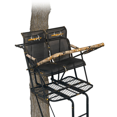 Muddy MLS2800 Rebel 2.5 17 Foot 2 Person Deer Hunting Ladder Tree Stand (2 Pack)