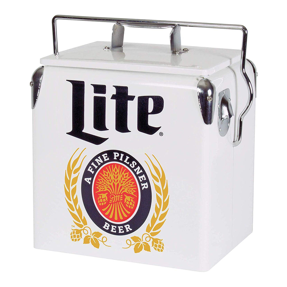 Koolatron Official Miller Lite Design 14 Quart 13 Liter Beer Cooler (Open Box) - VMInnovations