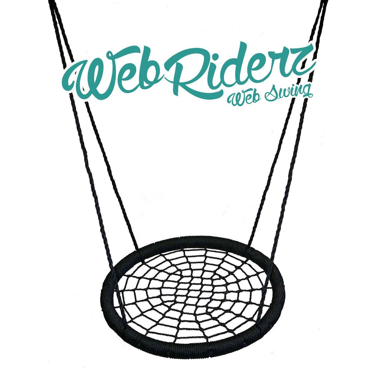 M & M Sales Enterprises Web Riderz Kids Adjustable Hanging Outdoor Rope Swing