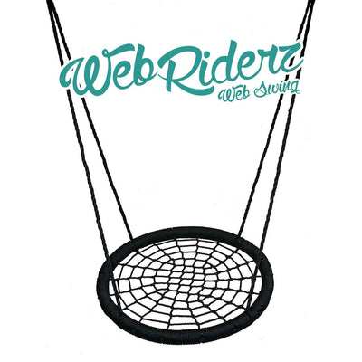 M & M Sales Enterprises Web Riderz Kids Adjustable Hanging Outdoor Rope Swing