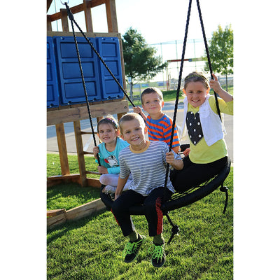 M & M Sales Enterprises Web Riderz Kids Adjustable Hanging Outdoor Rope Swing