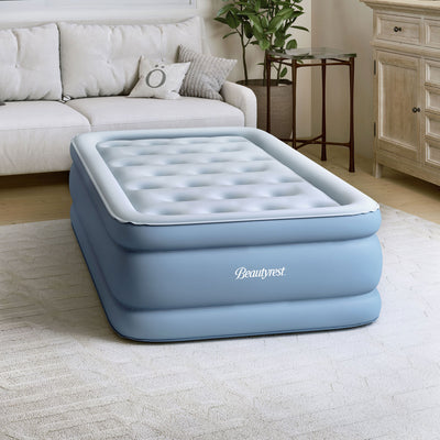 Simmons 15 Inch Posture Lux Size Express Bed Air Mattress & Pump, Twin (Used)