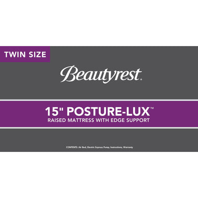 Simmons 15 Inch Posture Lux Size Express Bed Air Mattress & Pump, Twin (Used) - VMInnovations