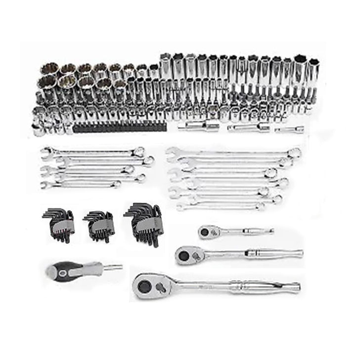 Master Mechanic 180 Piece Mechanics SAE and Metric Assorted Socket Tool Kit