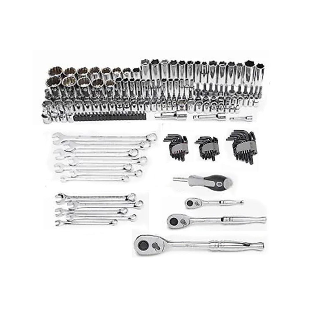 Master Mechanic 180 Piece Mechanics SAE and Metric Assorted Socket Tool Kit