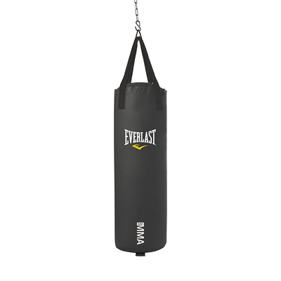 Everlast Heavy and Speed Bag Stand w/ 70lb Heavy Bag and Training Gloves, Black