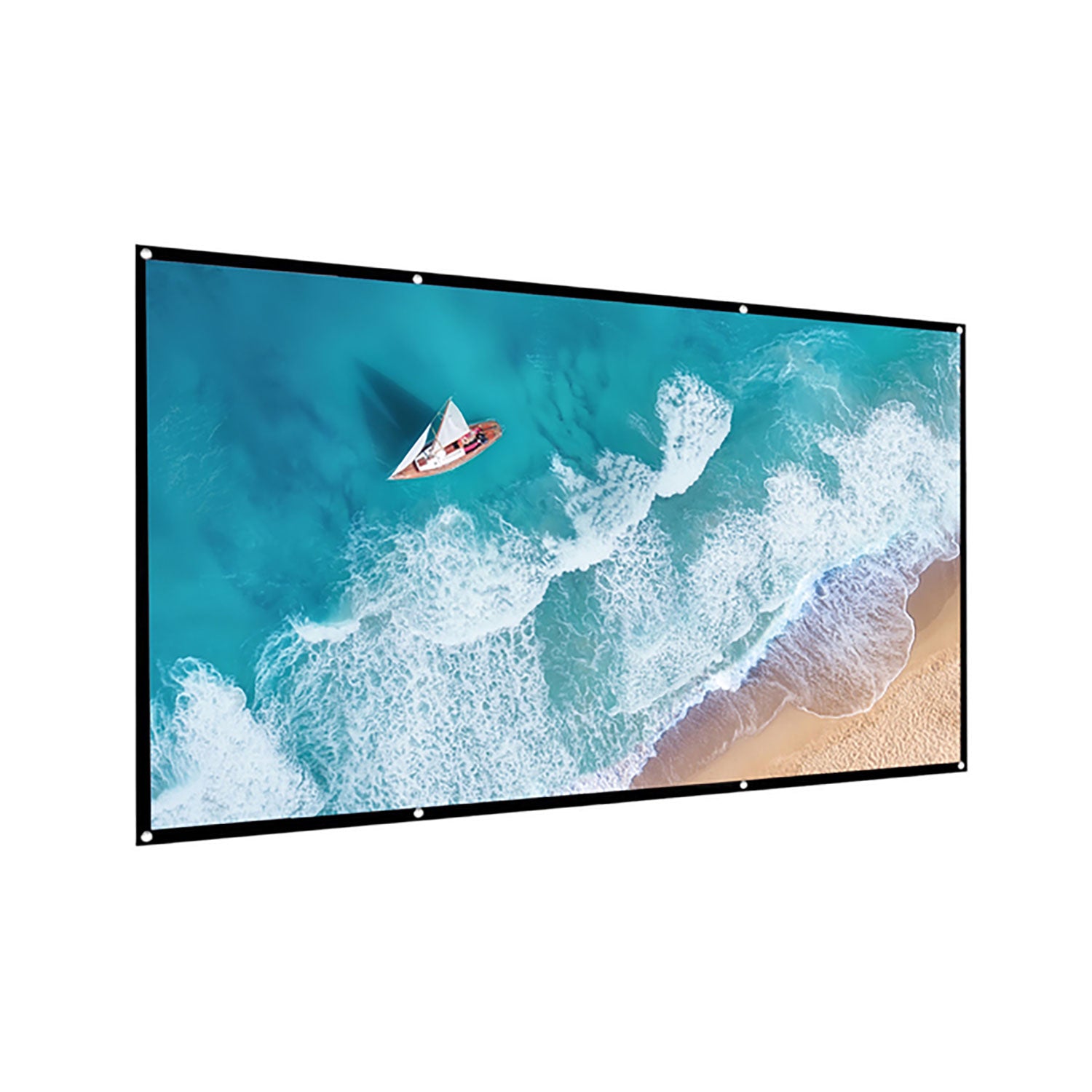 Minolta MN682 120 In 16:9 Indoor & Outdoor Folding Home Theater Projector Screen - VMInnovations