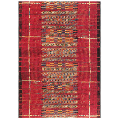 Liora Manne Marina Indoor Outdoor Rug, Tribal Stripe, 3' 3" x 4' 11" (Open Box) - VMInnovations