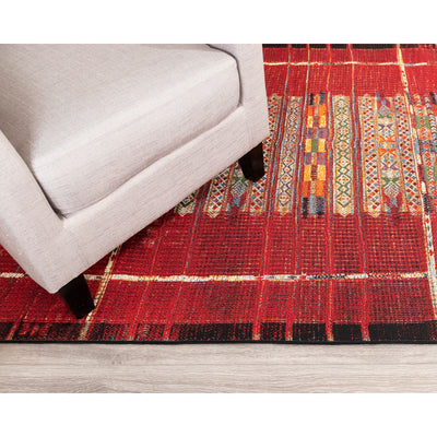 Liora Manne Marina Indoor Outdoor Rug, Tribal Stripe, 3' 3" x 4' 11" (Open Box) - VMInnovations