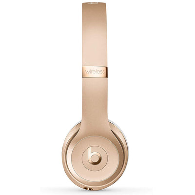 Beats Solo3 On Ear Bluetooth Headphones w/ Apple W1 Chip and Microphone, Gold