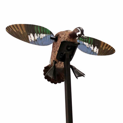 Mojo Outdoors Elite Blue Wing Teal Spinning Wing Duck Decoy with Pole (Open Box)
