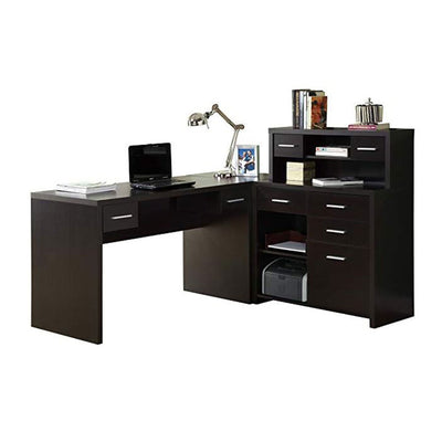 Monarch Specialties Left or Right Facing Corner Computer Desk Hutch  (Used)